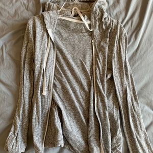 Grey Aeropostale Zip Up